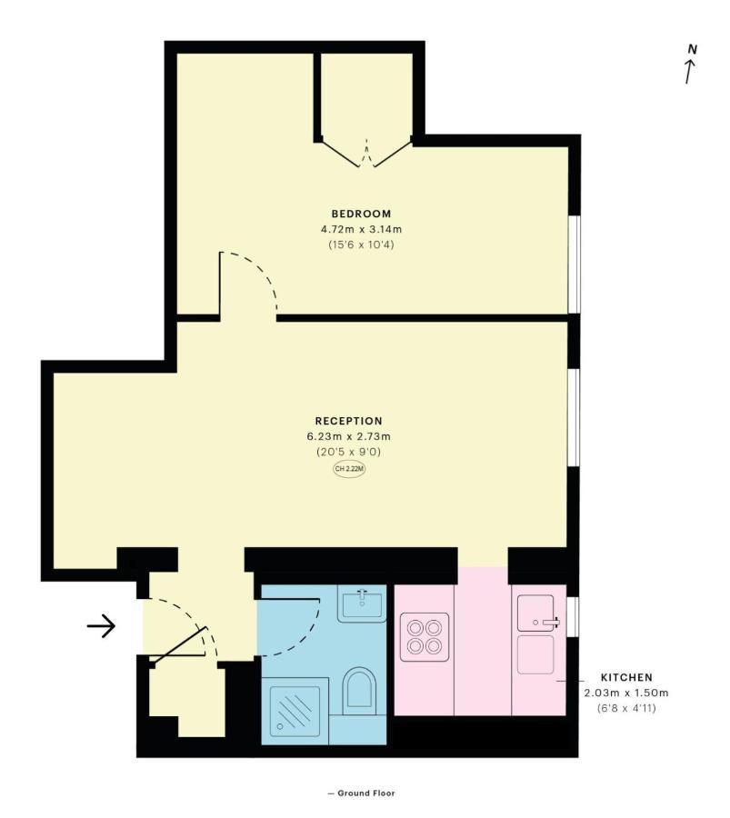 Modern 1 Bedroom Apartment In Kensington London Eksteriør billede